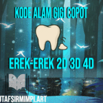 Arti Mimpi Gigi Copot Dalam Buku Mimpi Erek-erek 2D 3D 4D