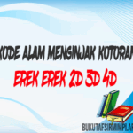 Kode Alam Menginjak Kotoran Menurut Erek Erek & Buku Mimpi 2D 3D 4D